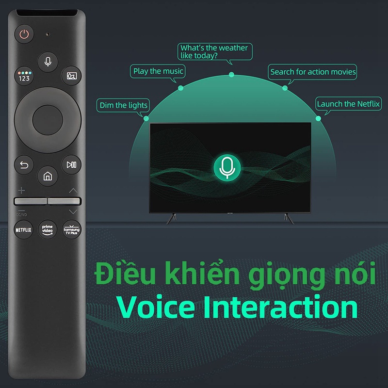 Remote Tivi Samsung 4K có Giọng nói.