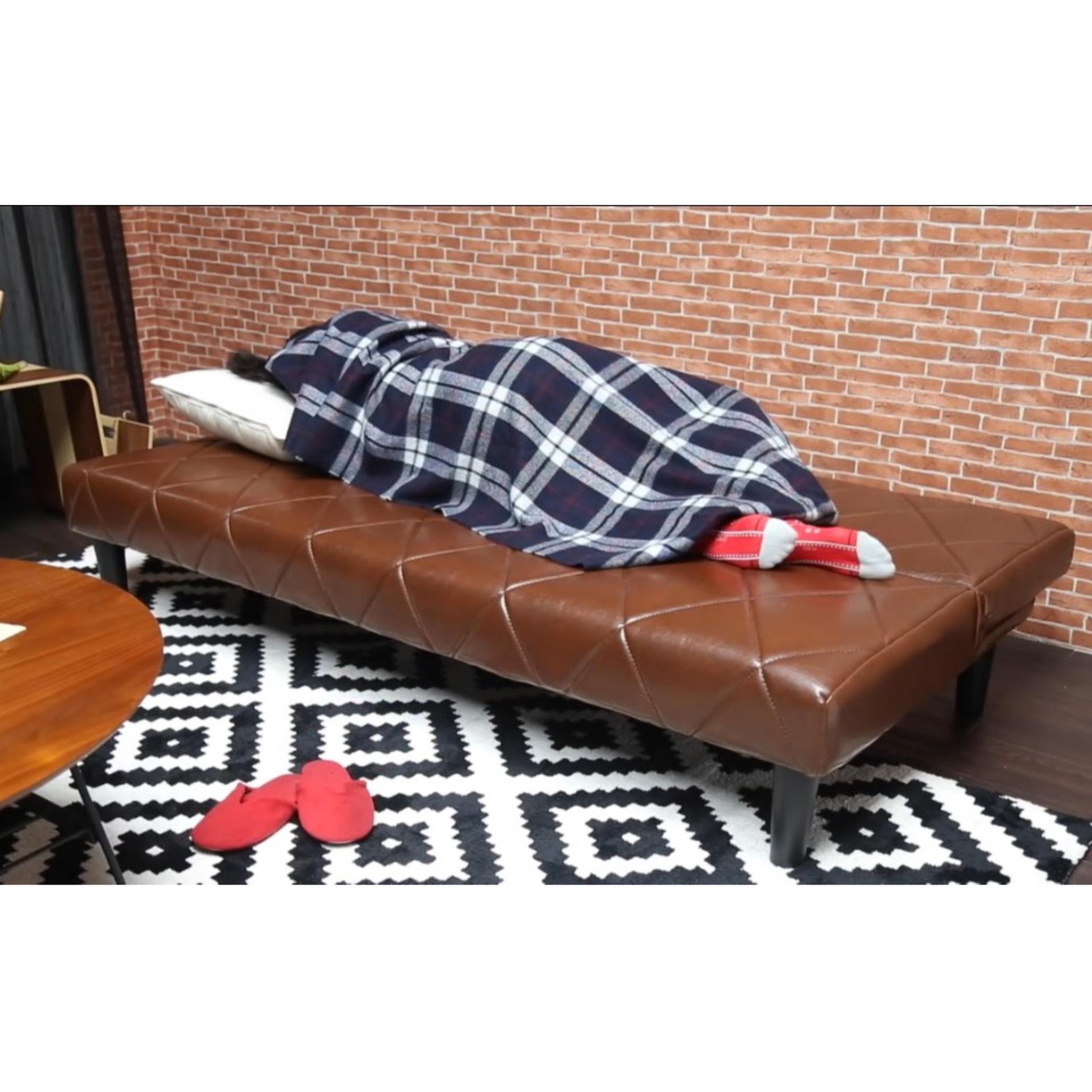 Ghế Sofa giường đa năng BNS 2018D (Nâu)