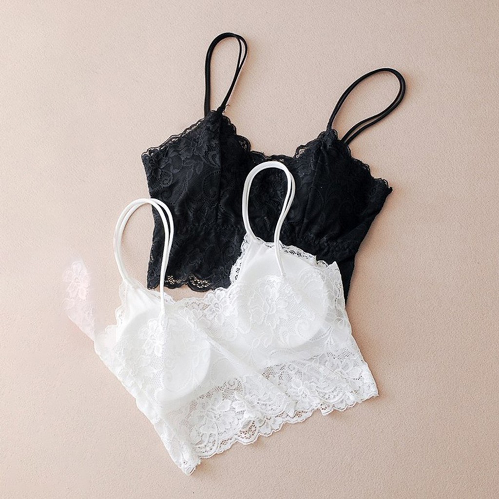 Áo bra katun 4 dây có đệm ngực