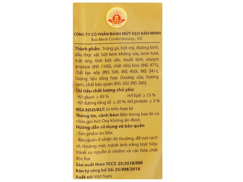 Bánh bông nhài vị cam 180g