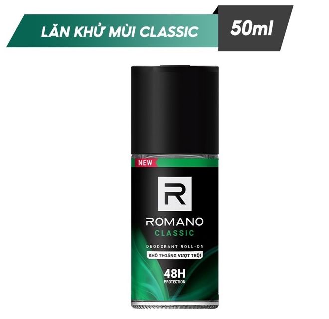Lăn khử mùi Romano Classic chai 50ml