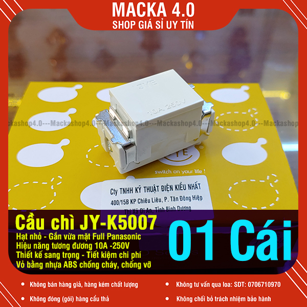 Cầu chì Wide gắn mặt nạ thiết bị Wide Panasonic từ JYE. Tiết kiệm hơn cầu chì Wide Nanoco