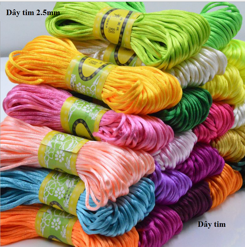 Dây tim size 2.5mm dài 20m làm vòng handmade