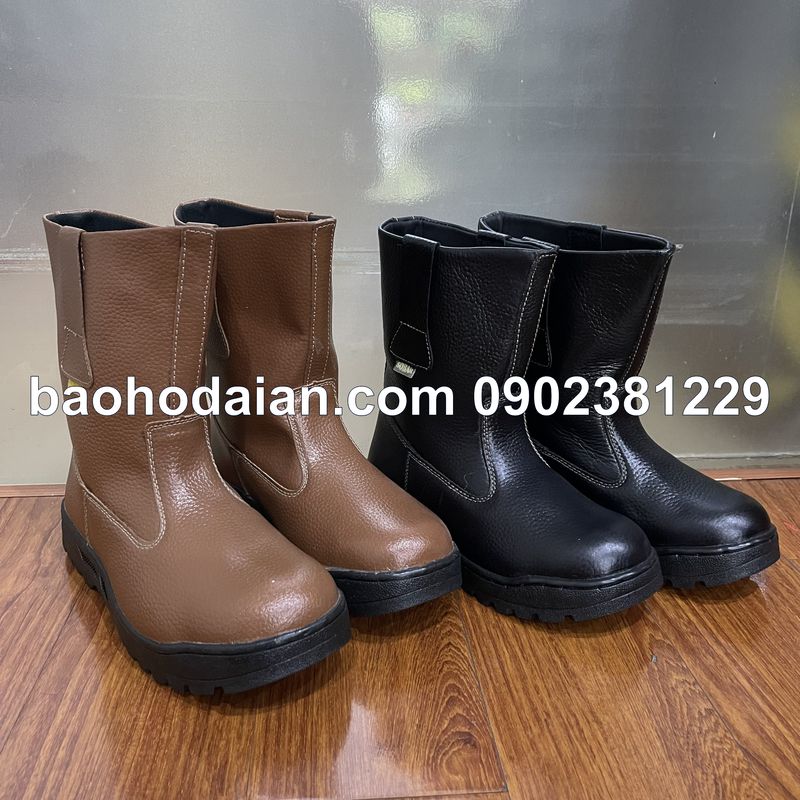 Ủng da bò bảo hộ mũi đế thép Sobar VP-2005