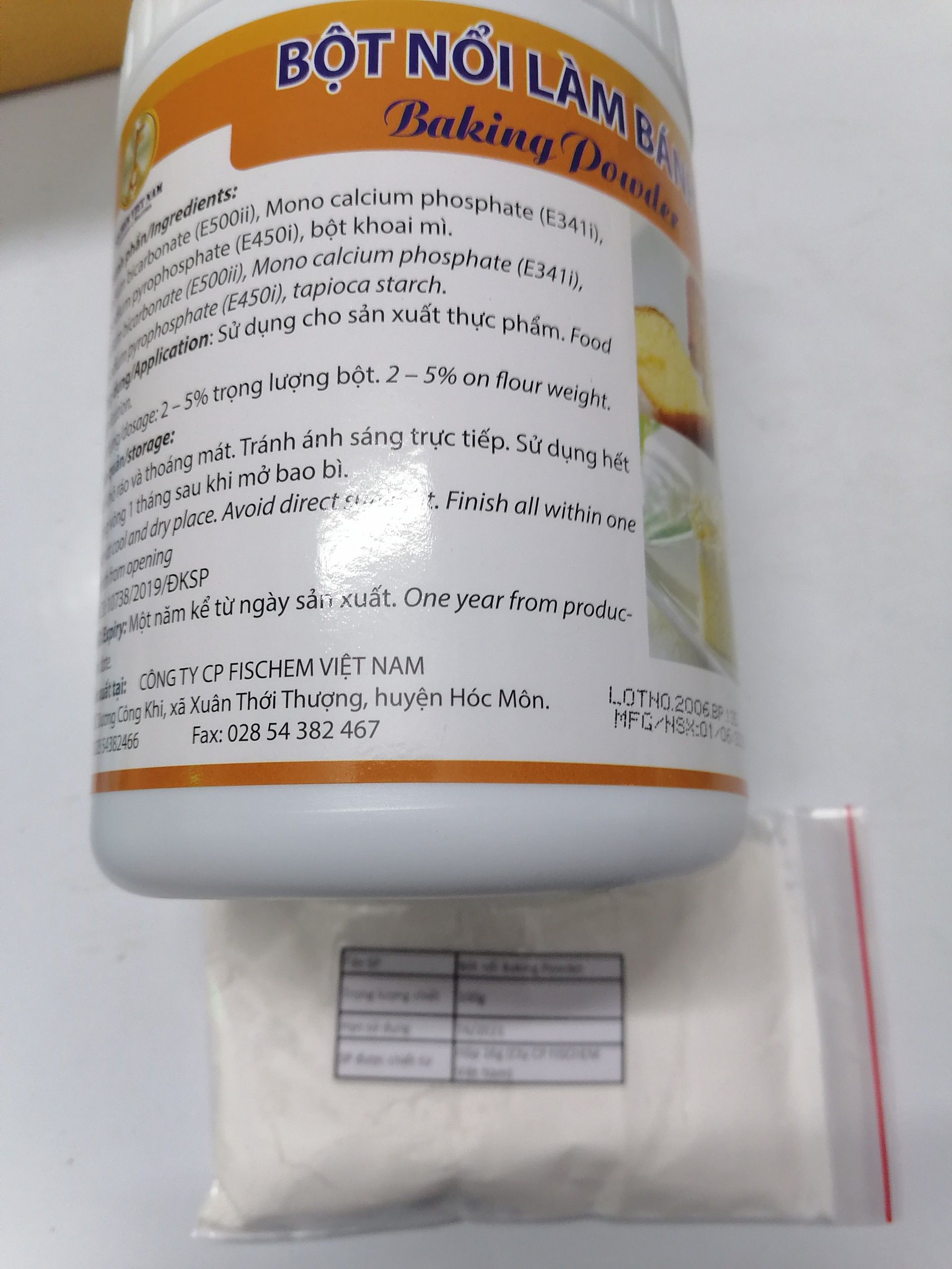 [100g] BỘT NỔI LÀM BÁNH [VN] Baking Powder