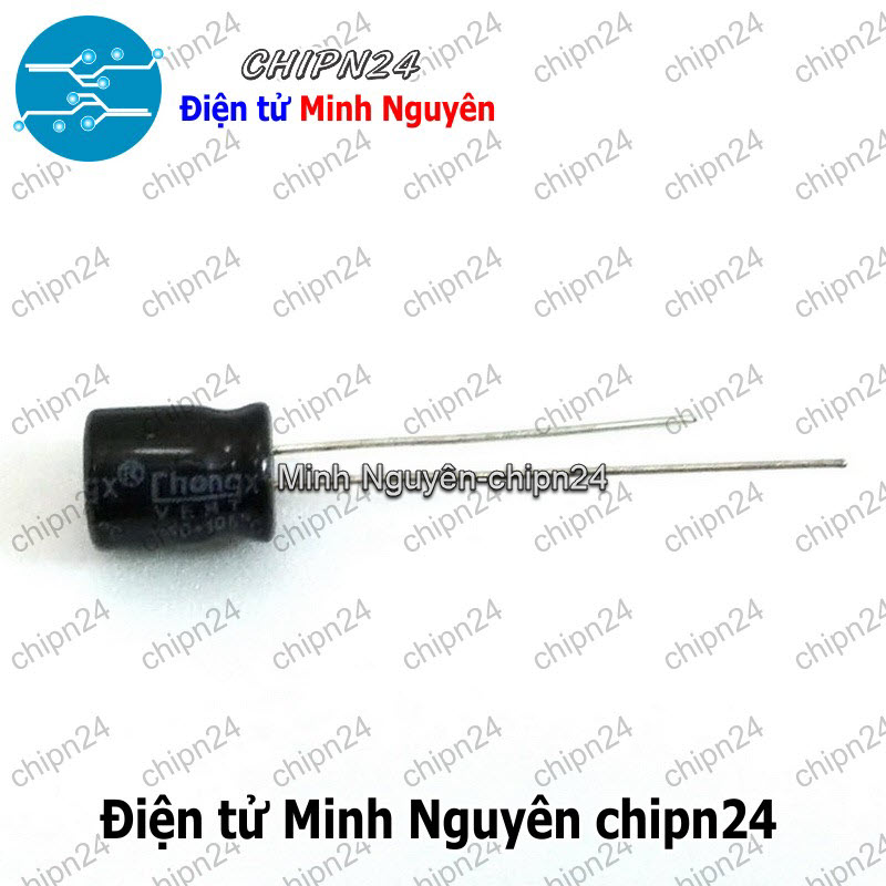 [10 con] (F254) Tụ hóa 220uF 16V Đen (6x12mm) - HH003641