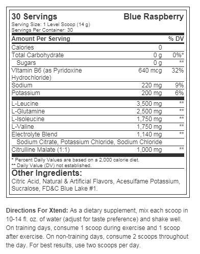 XTEND BCAA 30 LẦN DÙNG-HỖ TRỢ PHỤC HỒI CƠ