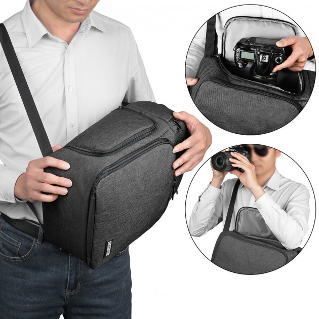 [HCM]Balo máy ảnh thao tác nhanh Caden D15