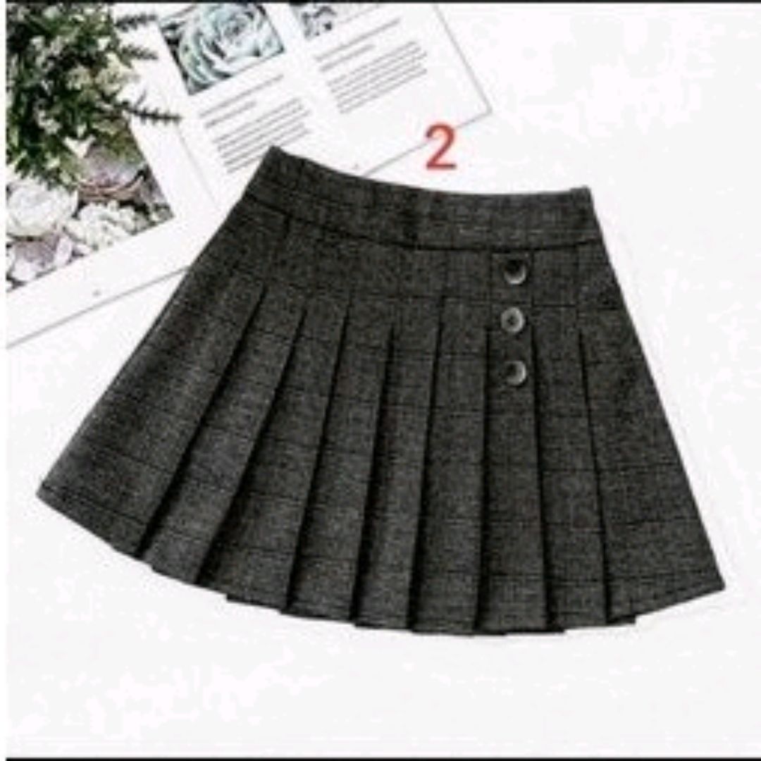 chân váy xếp ly bé gái hàng cúc CV008