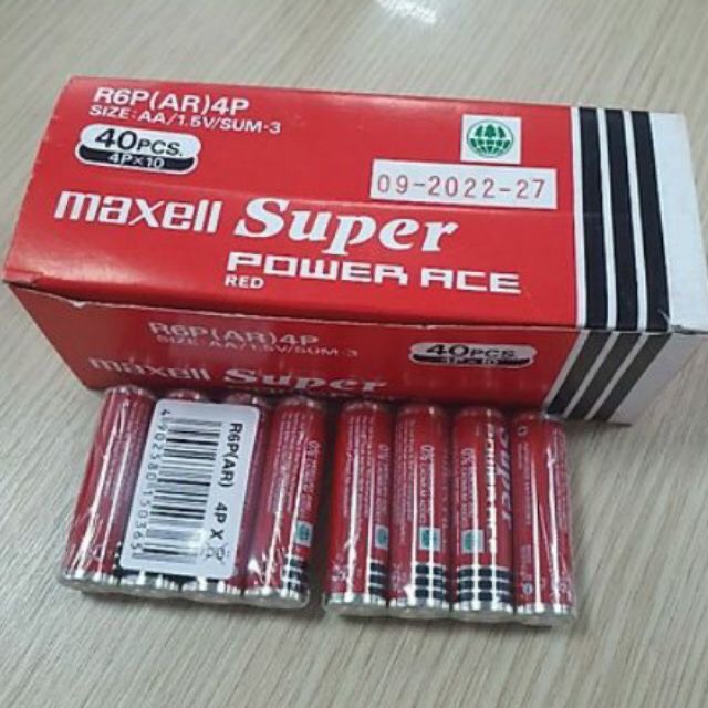 Pin Tiểu AA Maxell - Hàng Chính Hãng