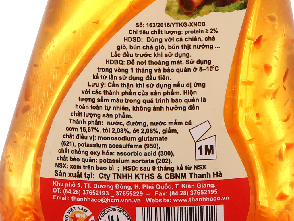 [HCM - Nhu Yếu Phẩm] Nước Mắm Tỏi Ớt Pha Sẵn Thanh Hà - Chai 150ml