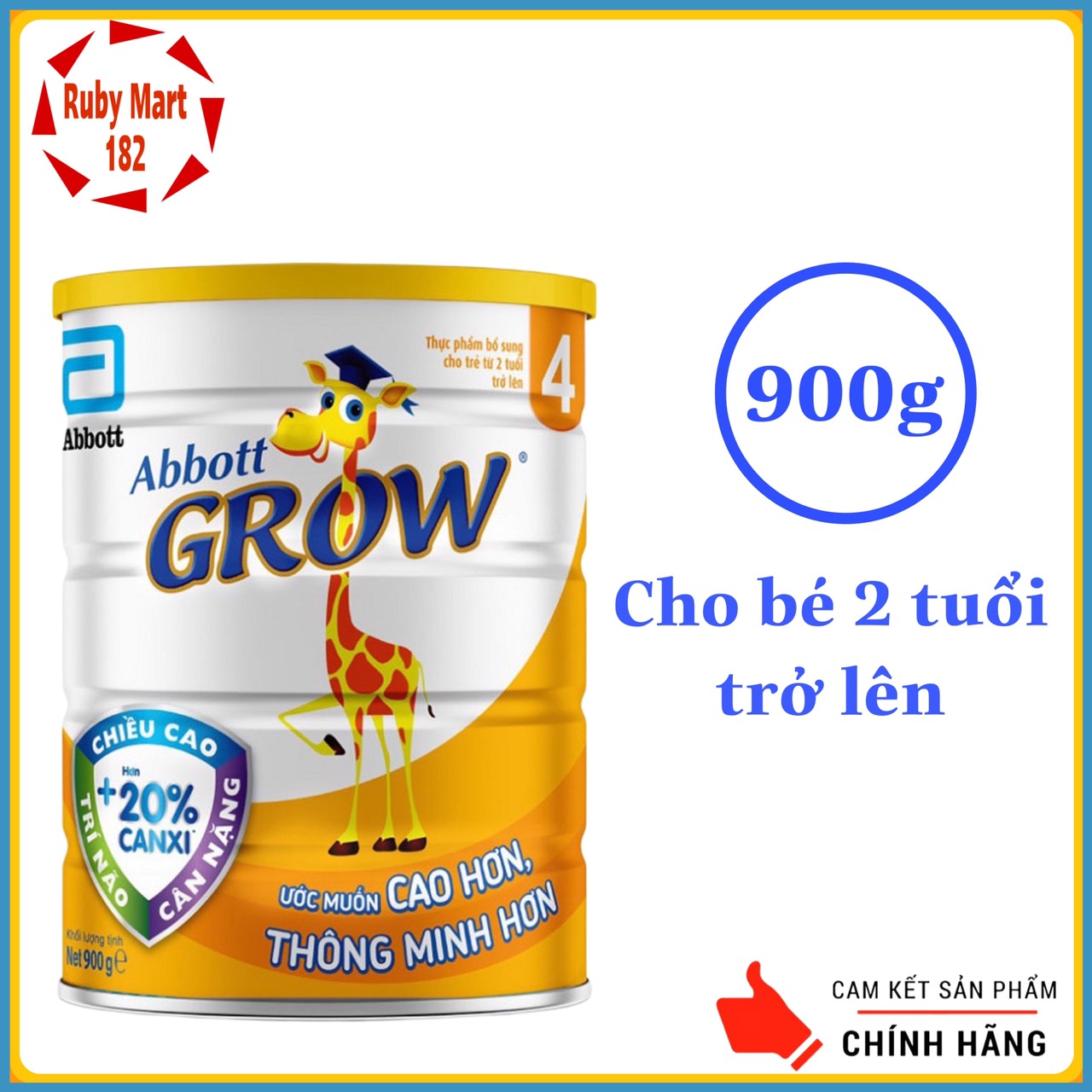 Sữa abbott grow 4 lon 900g