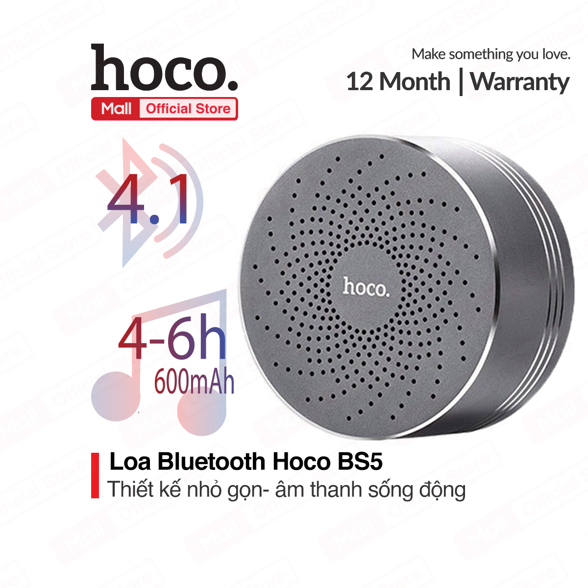 Loa bluetooth hoco bs5 600mah