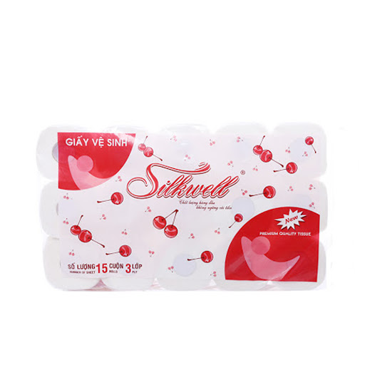 [Siêu thị WinMart] - Lốc 15 cuộn giấy vệ sinh Silkwell