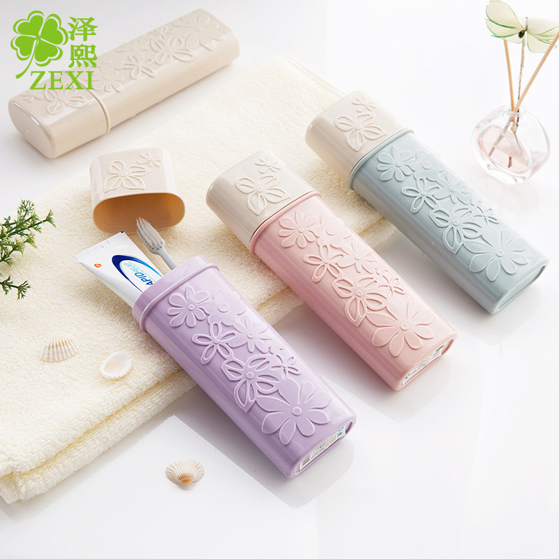 cốc đựng bàn chải và kem đánh răng