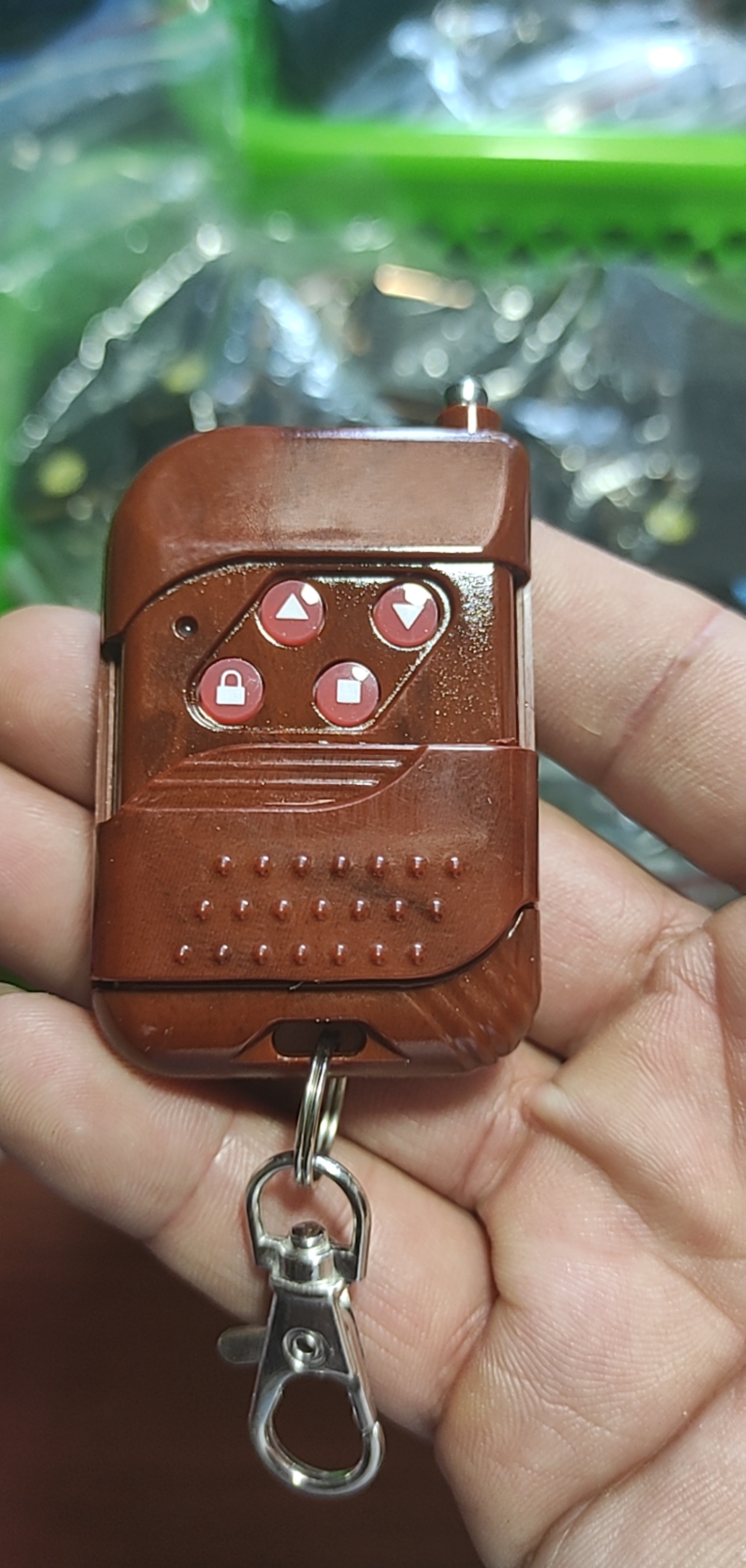 Tay điều khiển cửa cuốn mã học 315 mhz thông minh