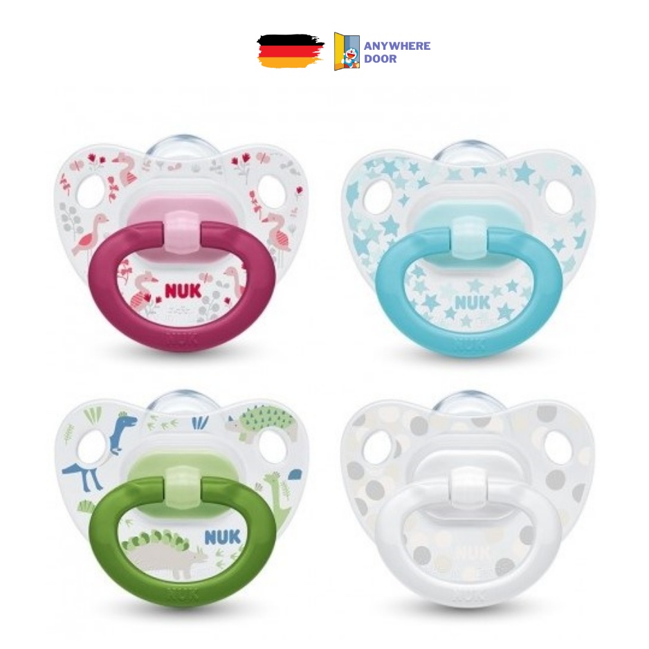 [Sales off] Bộ 2 ti giả NUK Silicone Happydays