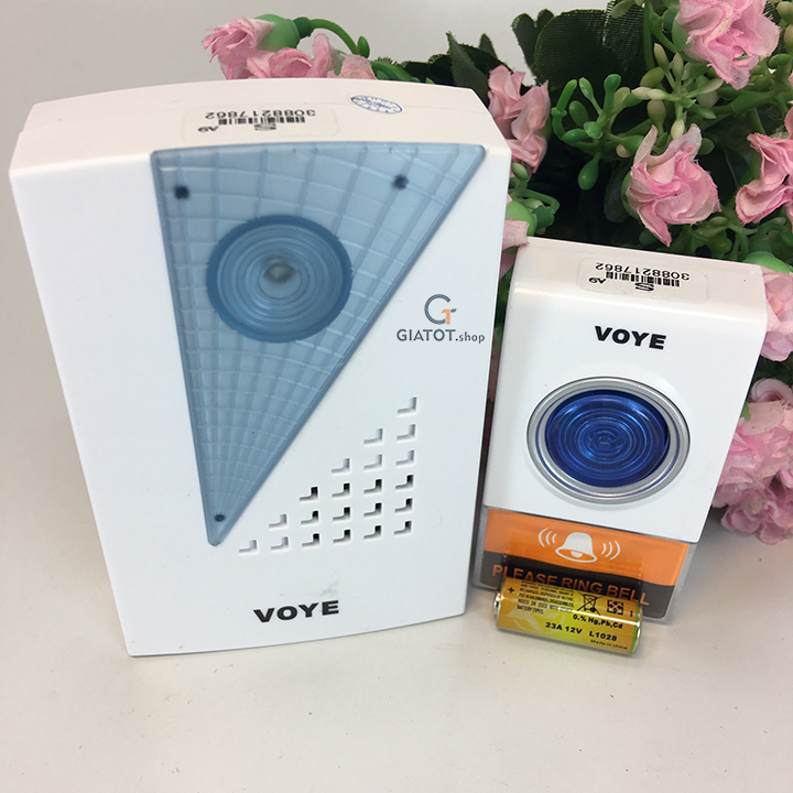 Chuông cửa đơn dùng pin VoYe V001A cao cấp