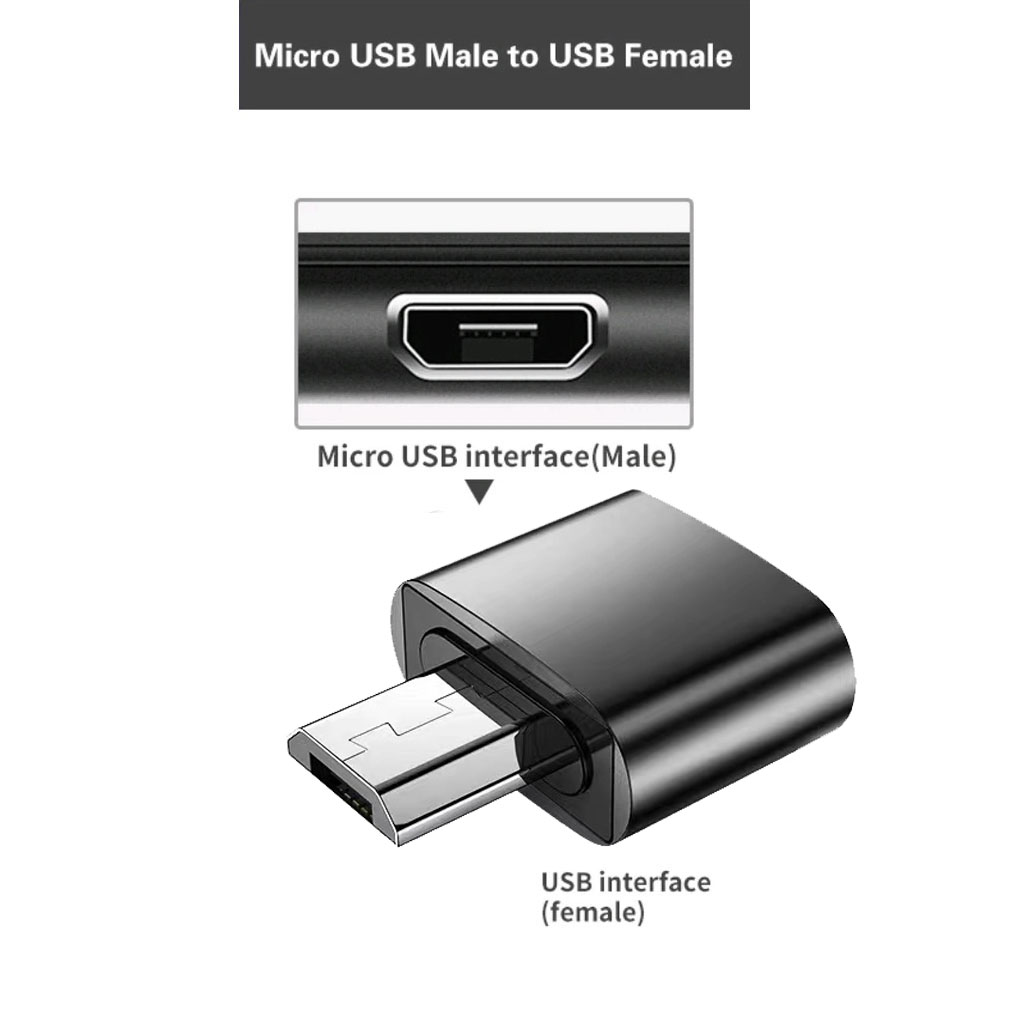 [Miễn phí vận chuyển] OTG TYPE-C sang Micro USB Adapter cho Android PC Data Connector USB Flash Drive