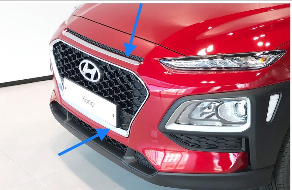 Ốp viền ga lăng xe Kona hàng Korea ( auto clover )