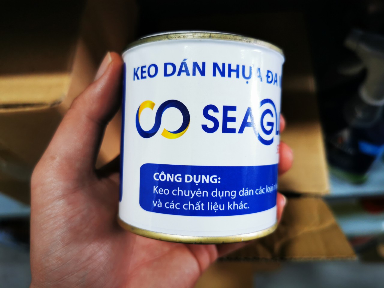 [HCM]Keo dán vá nhựa chống thấm siêu dính Seaglue SG-95 300ml