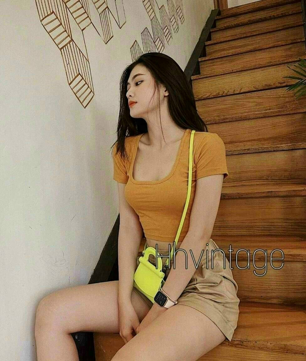 Áo Borip NỮ - Áo Croptop - Chất Liệu Borip Mềm Mịn - Thiết Kế Cổ Vuông Basic Tay Lỡ Siêu Cute