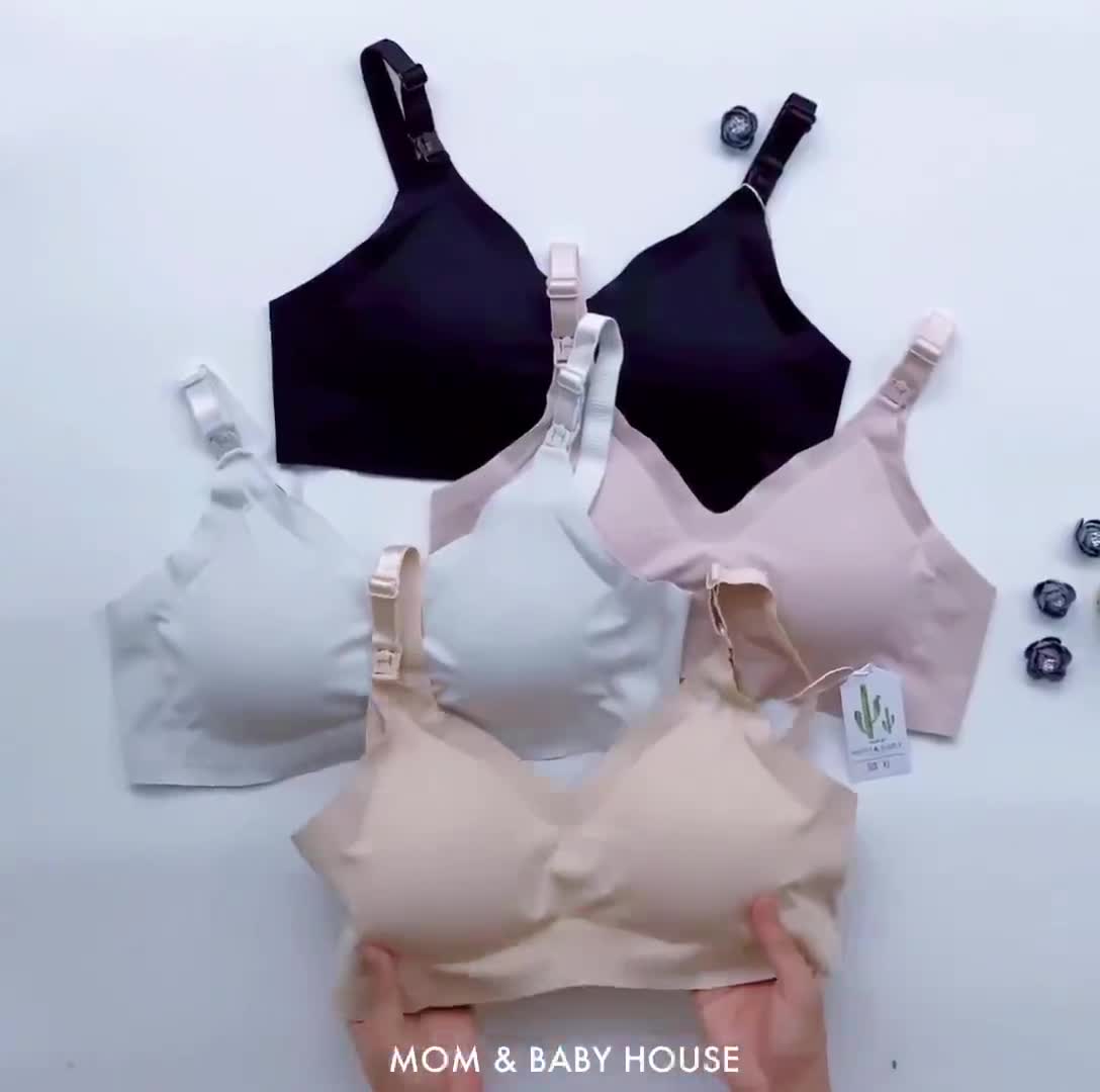 Áo ngực cho bé ti đúc su không đường may