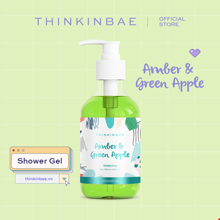 [6-11/12 VOUCHER GIẢM 8%]Thinkinbae Sữa tắm Shower gel 300ml