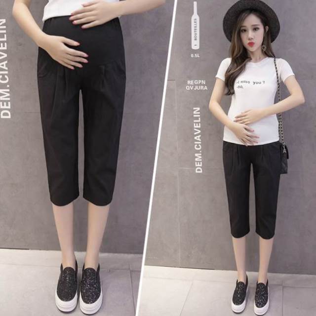 [HCM]Quần bầu kaki lửng xanh và đen