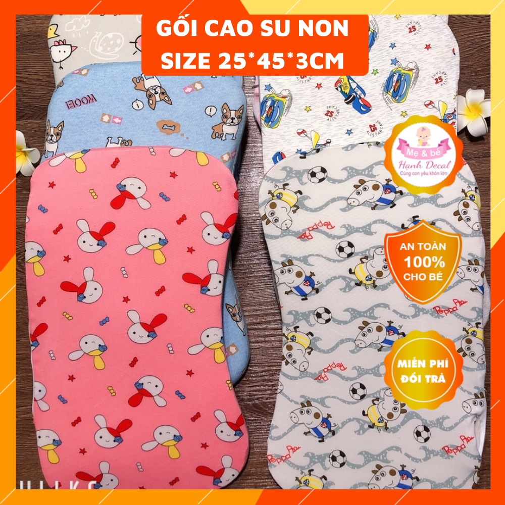 Gối cao su non cho bé yêu
