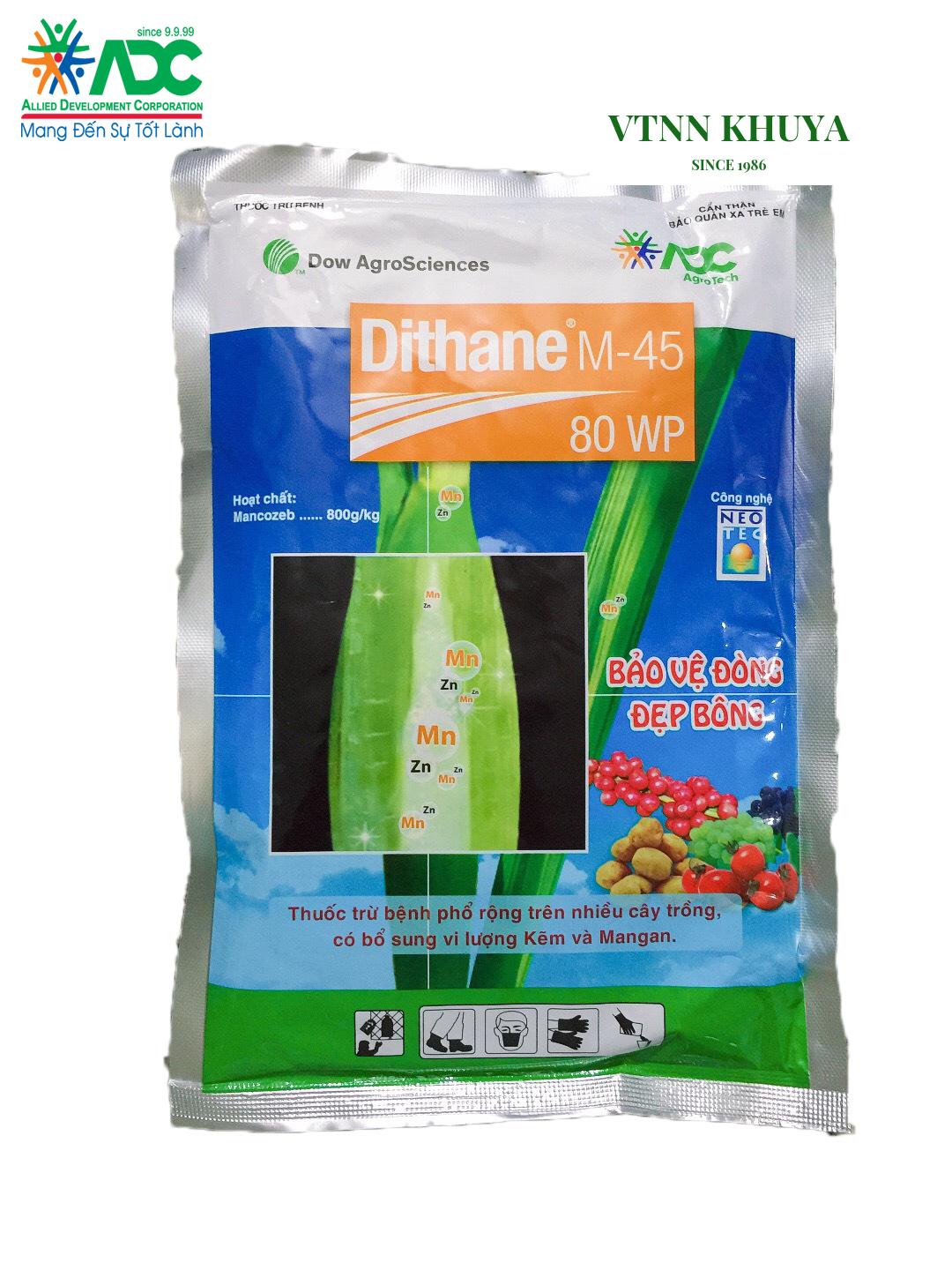 Thuốc trừ bệnh Dithane M45 80WP 250gr