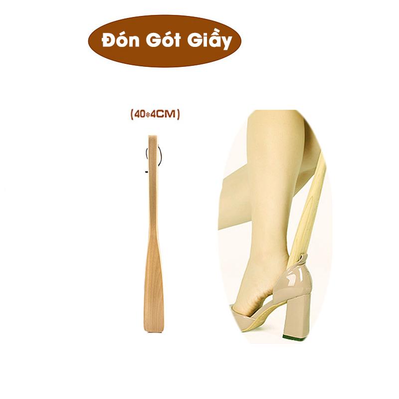 Đón Gót Giày Gỗ Thông Nguyên Khối  - 40cm