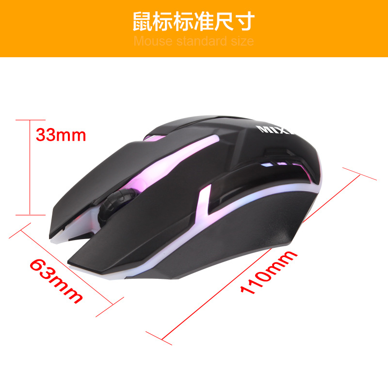 Chuột game chuyên dụng đèn led morose