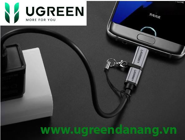 Đầu chuyển đổi Micro USB to USB type-C chính hãng Ugreen 50590 cao cấp