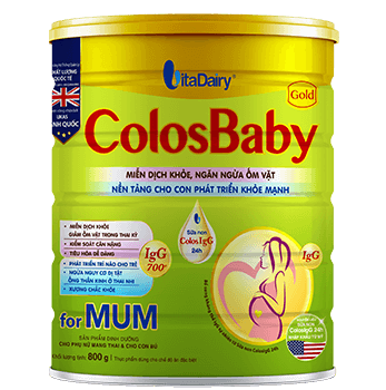 Sữa Colos Gold Mum 800gram cho phụ nữ có thai, cho con bú
