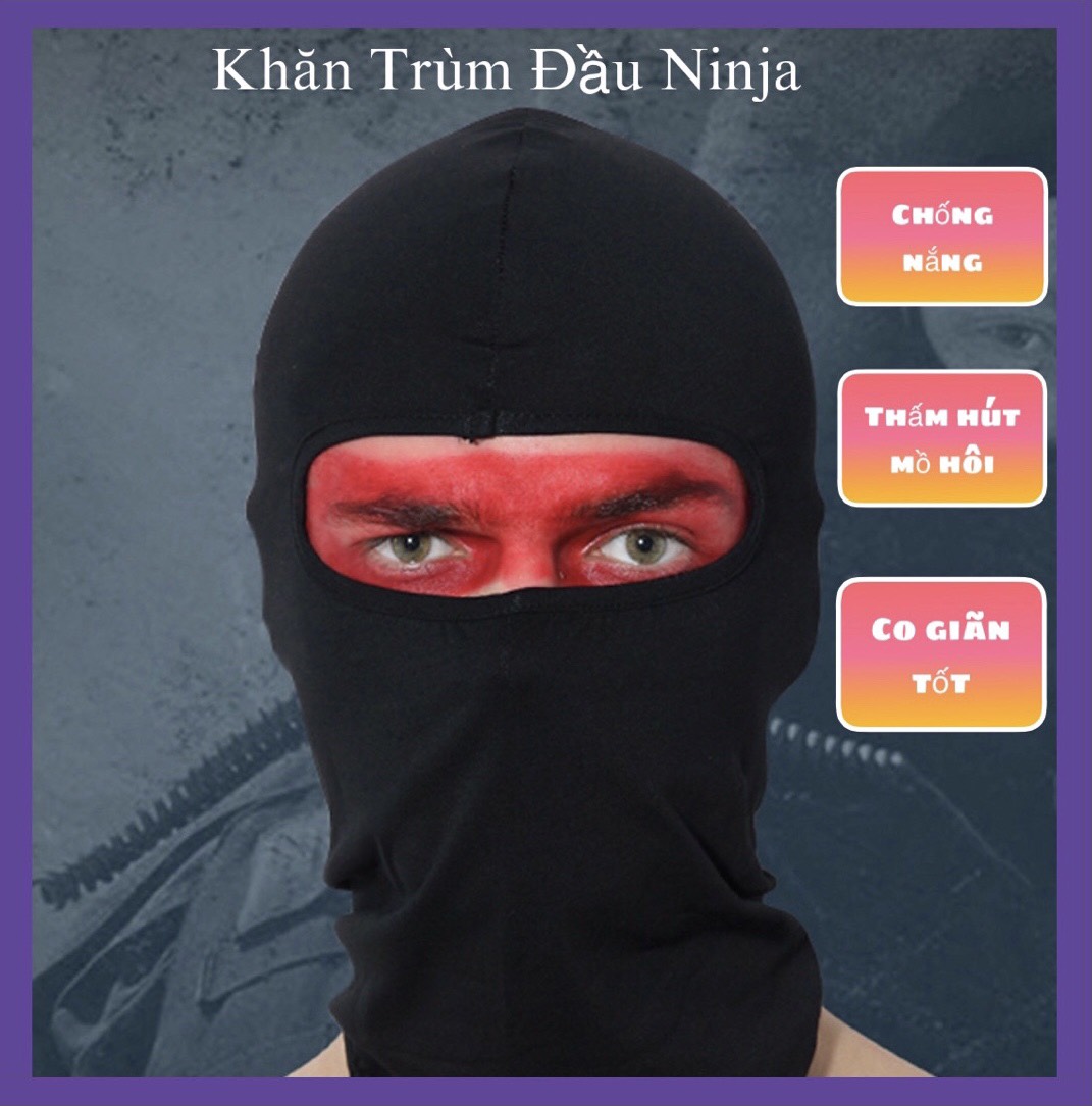KHĂN TRÙM ĐẦU NINJA 01 (100% COTTON)