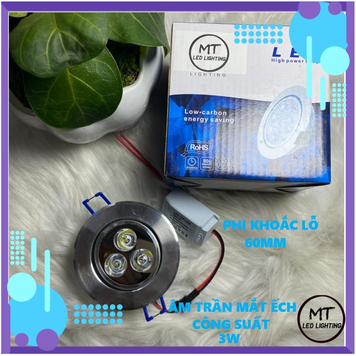 Đèn âm trần mắt ếch 3W, 5W, 7W,12W cao cấp