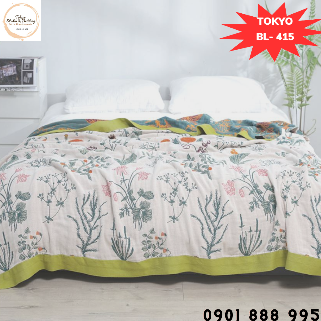 A97_Chăn Xô Organic Cotton Dòng Cao Cấp