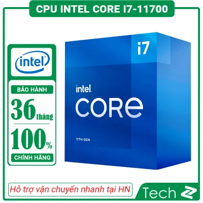 CPU Intel Core i7 11700 (2.5GHz turbo up to 4.9Ghz, 8 nhân 16 luồng, 16MB Cache, 65W) Socket Intel LGA 1200