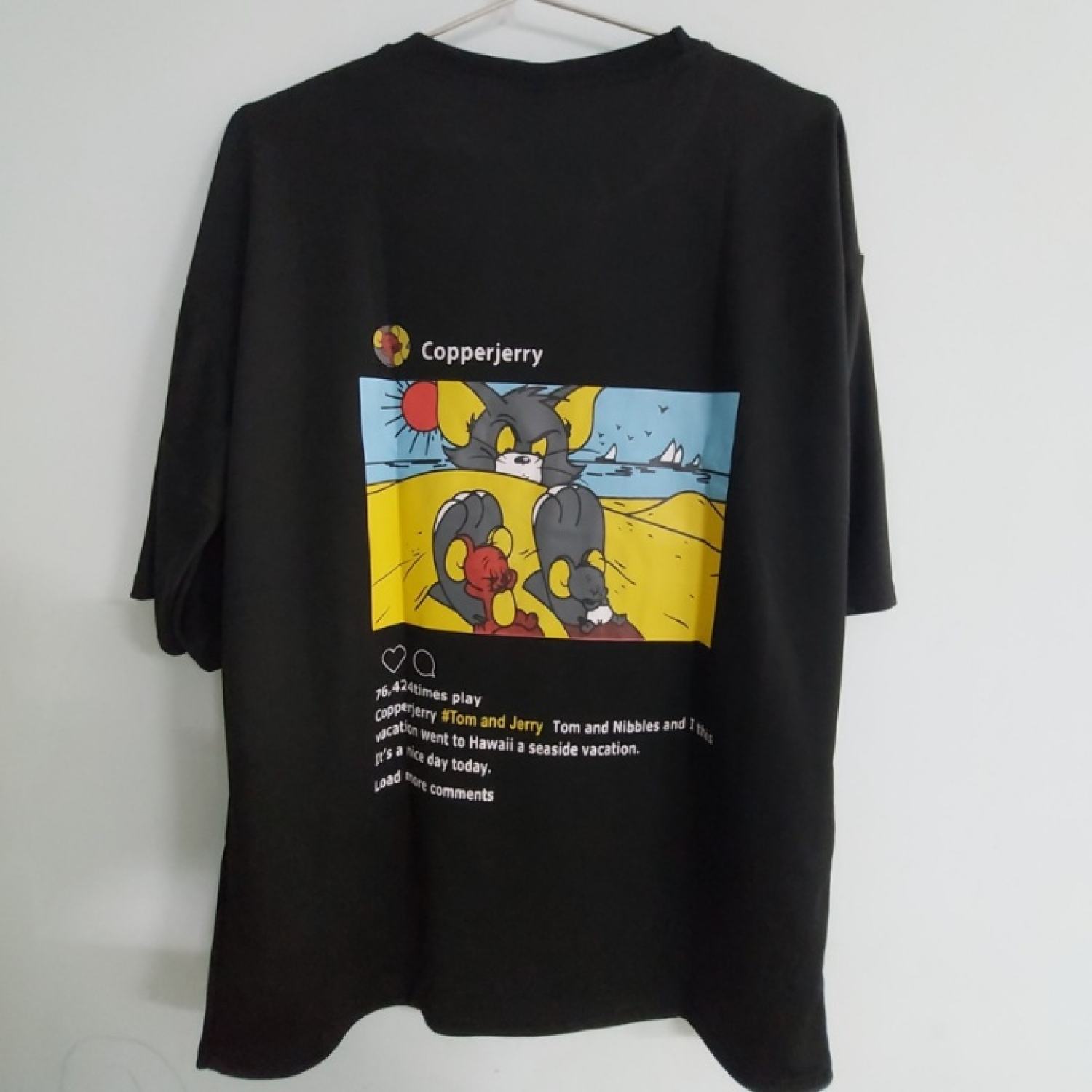 Áo Phông Rộng Nam Nữ Tay Lỡ 1969Unisex Áo Thun Nam Cổ Tròn Tay Lỡ Thời Trang Hàn Quốc COPPERJERRY