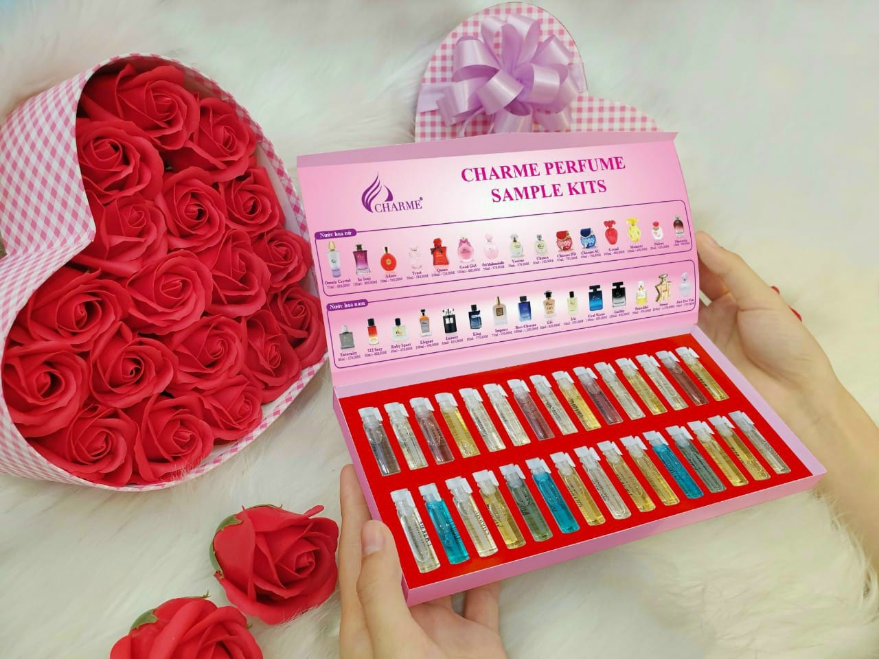 Bộ test nước hoa Charme 30 mùi chính hãng