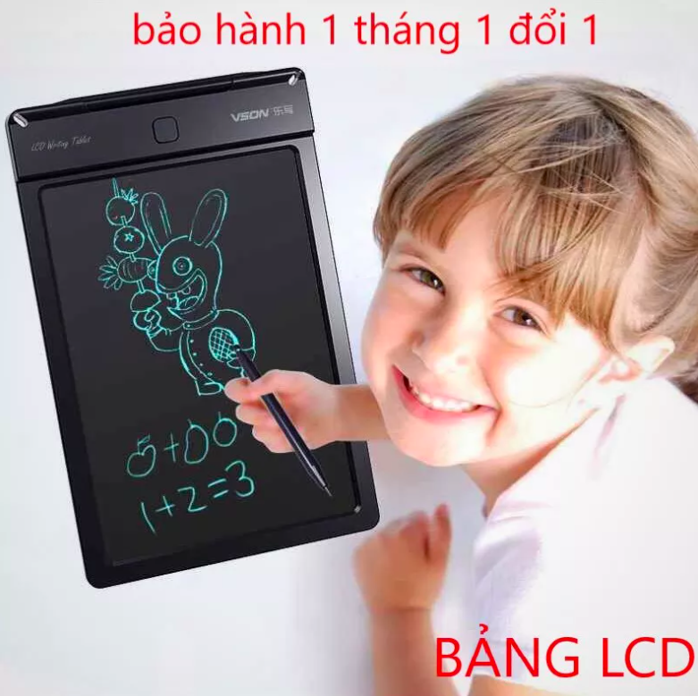 Bảng vẽ điện tử tự xóa thông minh lcd tự động xóa cho bé 5 inch 8.5 inch