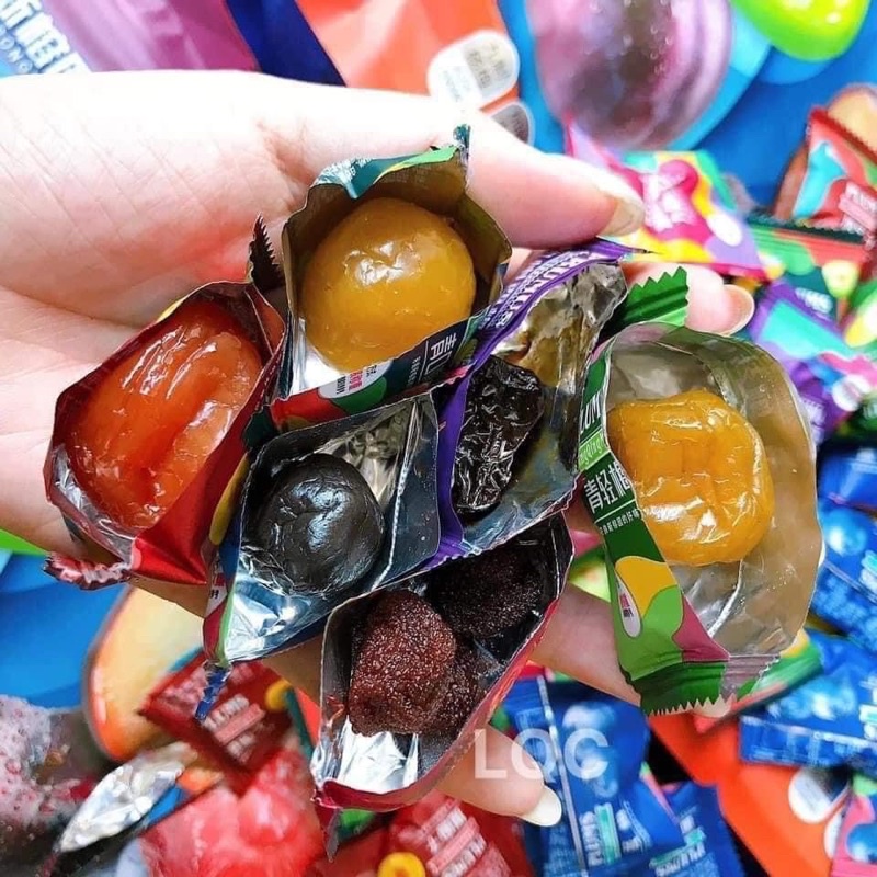 Ô mai mix đủ vị gói 408gram