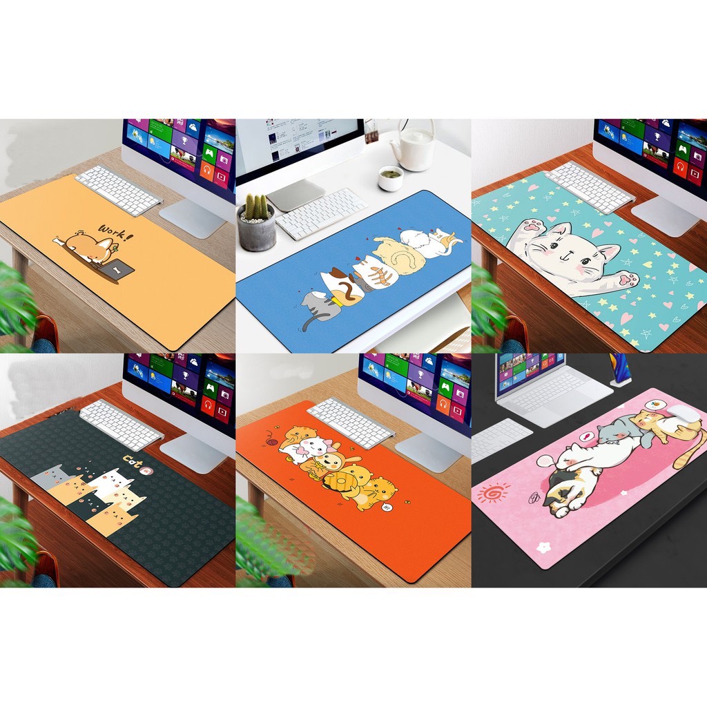 Miếng Lót Chuột, Bàn Di Chuột, mouse pad cỡ lớn (80x30x0.3)