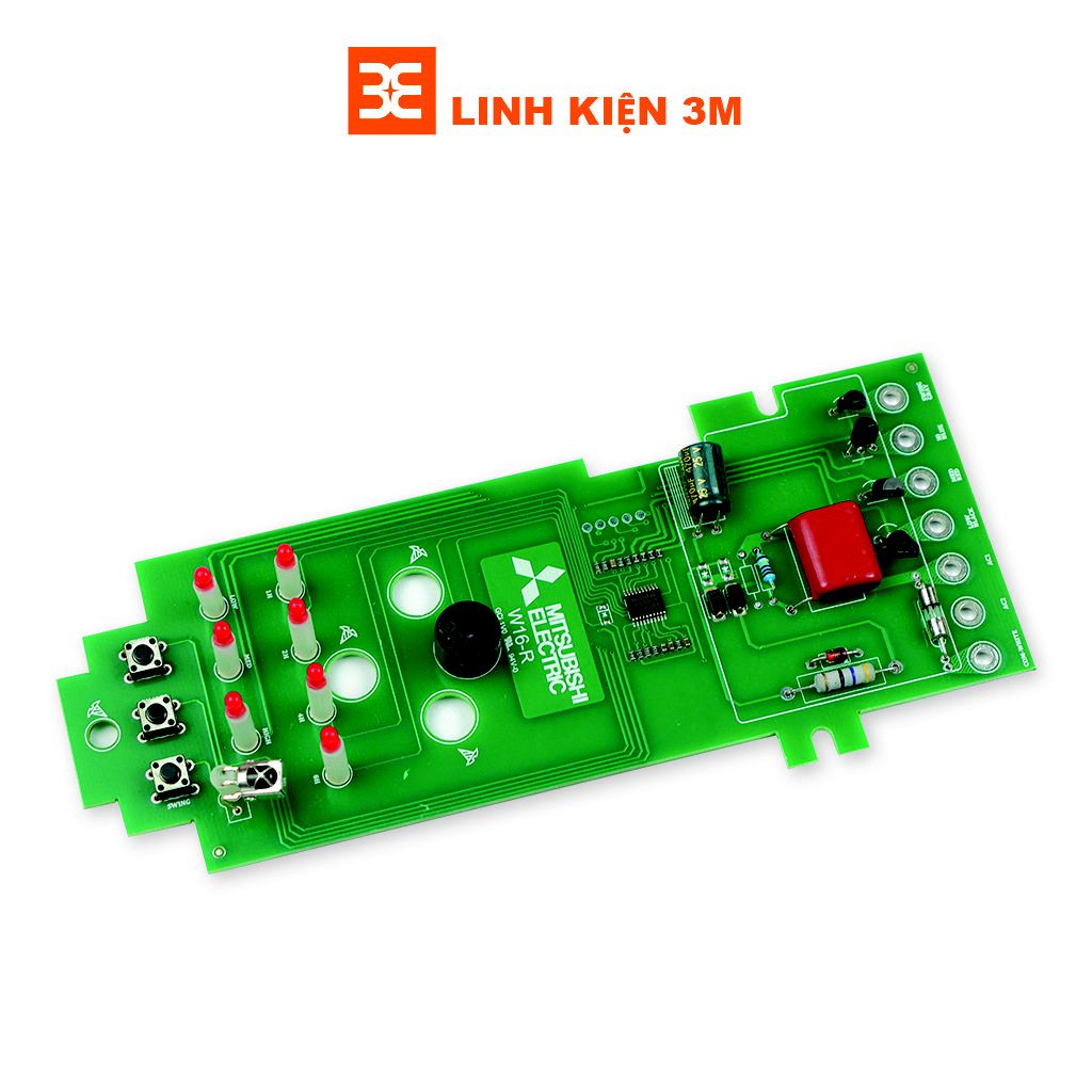 Combo Bộ Điều Khiển Quạt Từ Xa và Mạch Quạt Treo Tường Mitsubishi (  Tặng Kèm Pin )