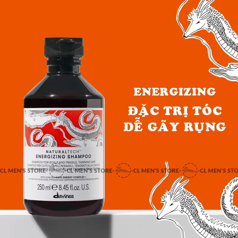 Dầu gội Ngăn Rụng Tóc Davines Naturaltech ENERGIZING Shampoo 100ml - 250ml - 1000ml