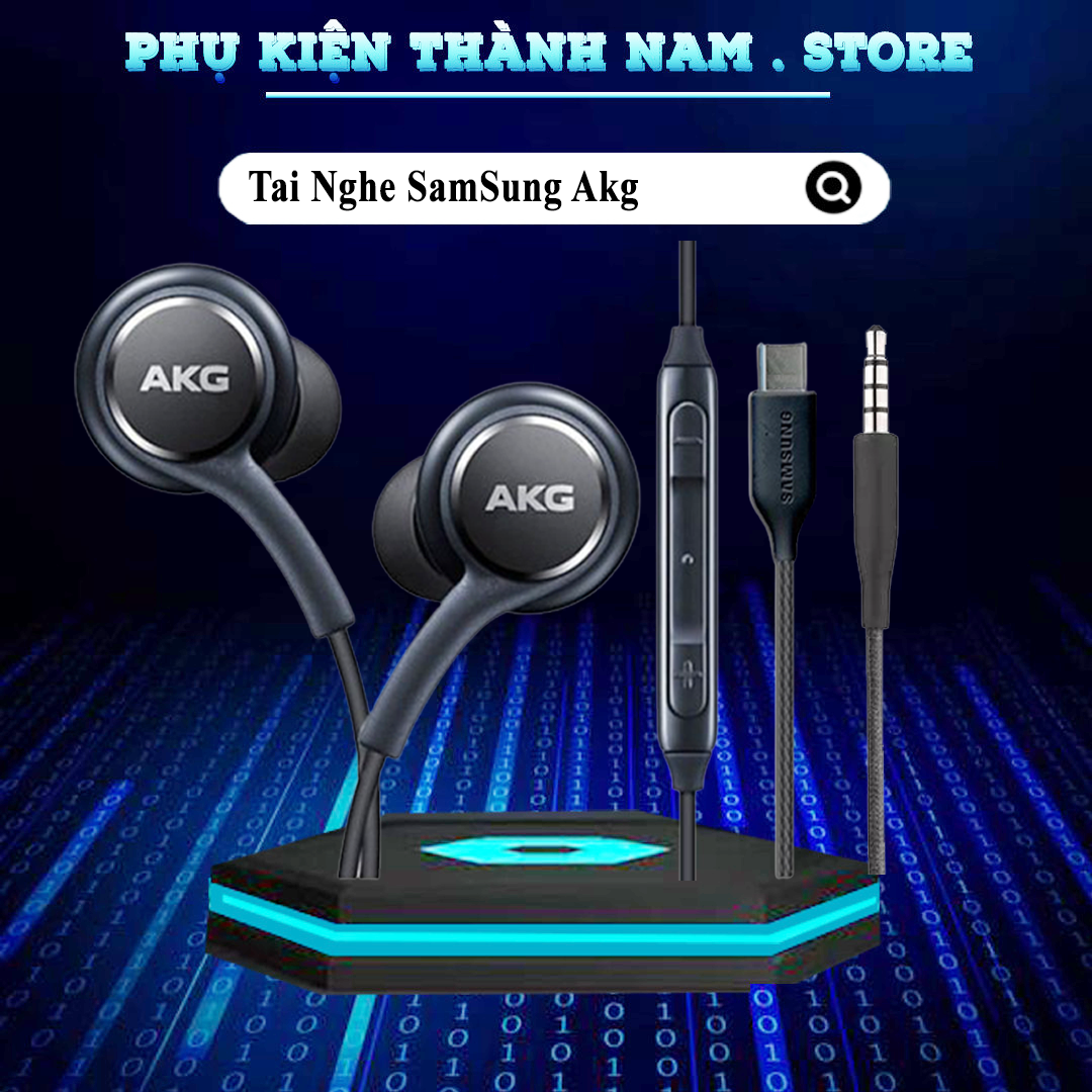 Tai nghe Samsung AKG siêu bền - Jack 3.5mm/Type C Tương thích với nhiều dòng máy Galaxy S / Galaxy Note / Android - Zin 1 đổi 1 Bảo hành 12 tháng