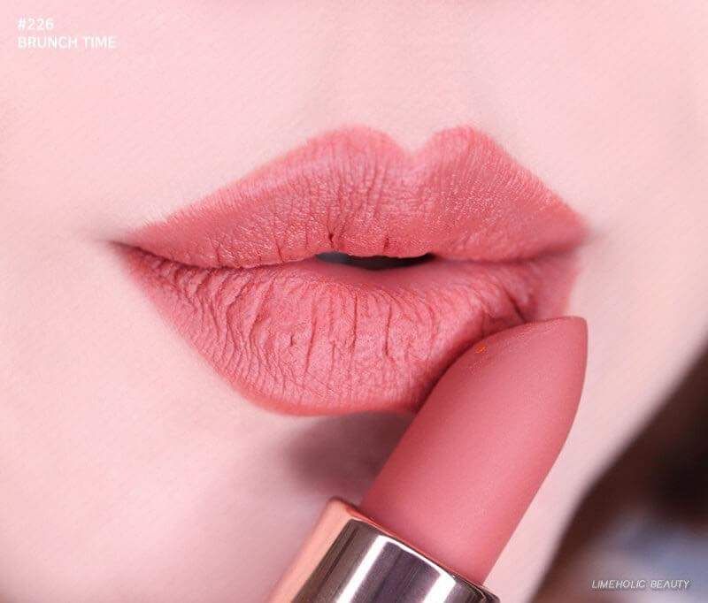 Son Thỏi Lì 3.C.E Tone Cam Hồng Đất (Brunch Time #226) Mattle Lip Color