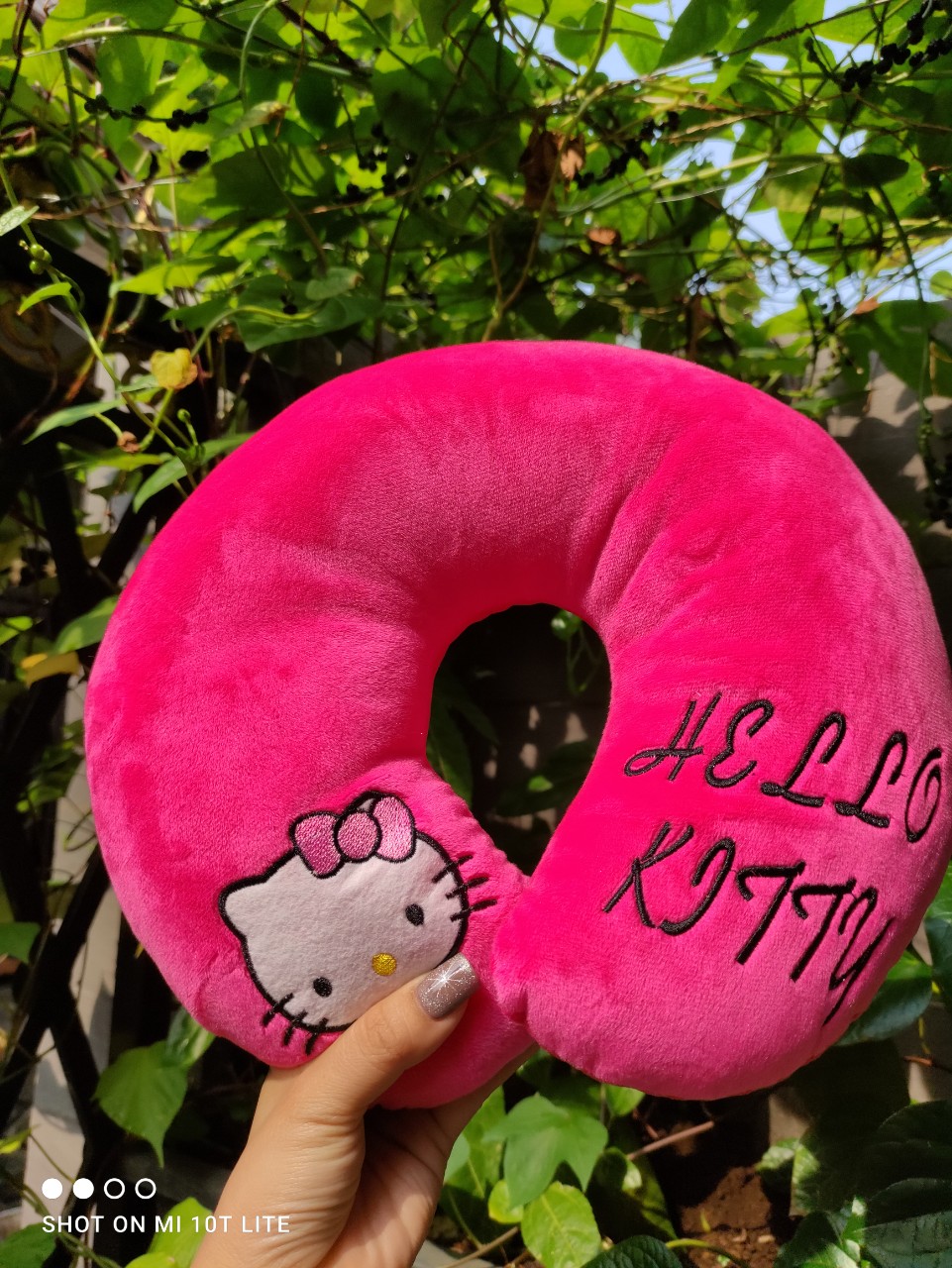 [HCM]Gối chữ U kê cổ Hello Kitty
