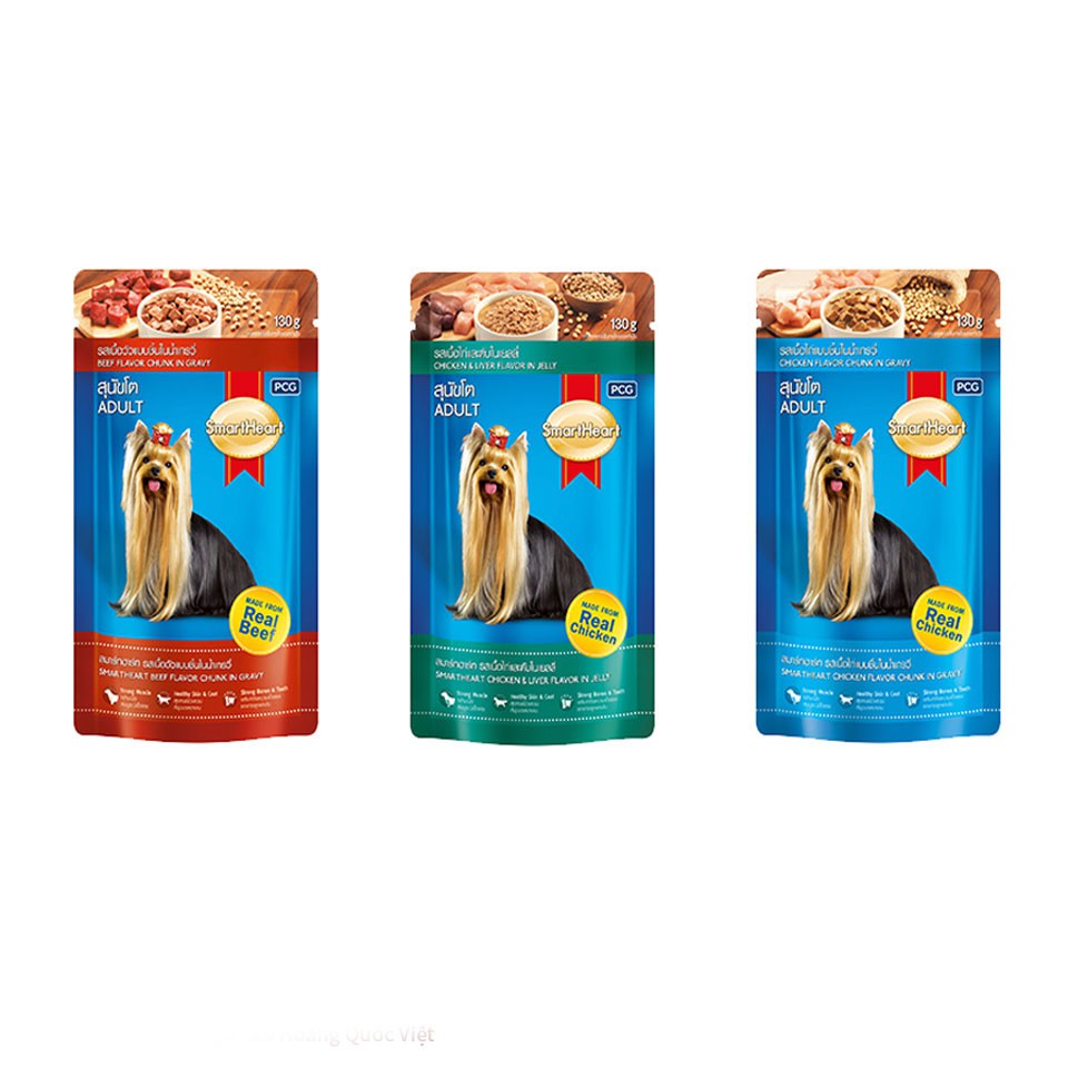 PATE CHO CHÓ SMARTHEART GÓI 130G - THÁI LAN
